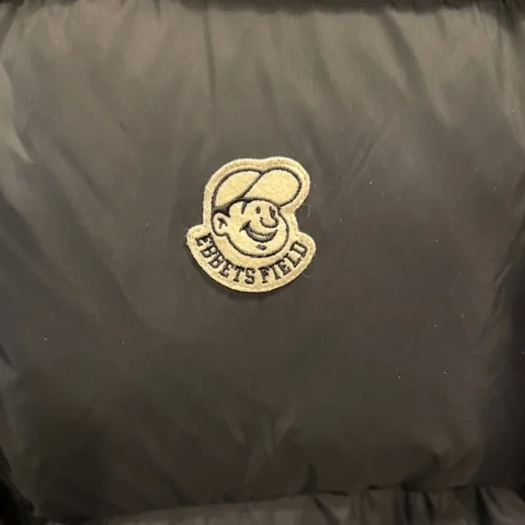 Ebbets Field Flannels Black Womens Down Puffer Jacket